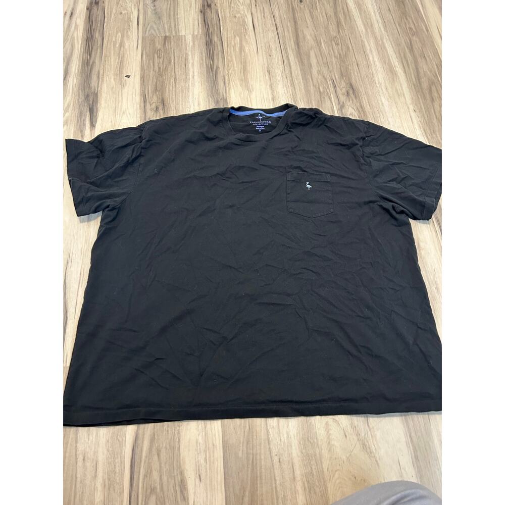 Tailorbyrd Collection Shirt Mens 3XL Black Short Sleeve Shirt Casual 100% Cotton